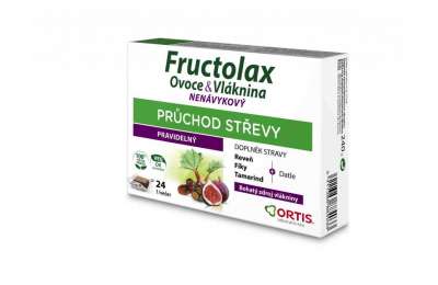 ORTIS Fructolax - 24 žvýkacích kostek